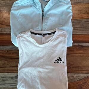 Adidas SMALL 2-Piece Bundle: jacket and t-shirt